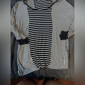 Black and White Stripped short sleeve